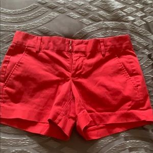 Banana Republic red shorts